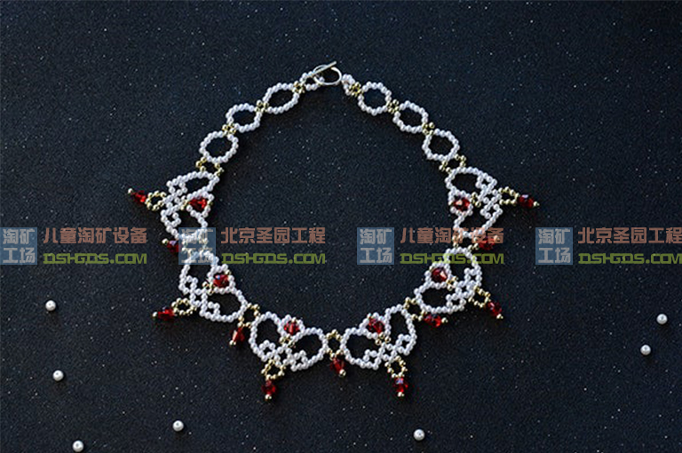 婚禮用優雅珍珠項鏈制作教程 1